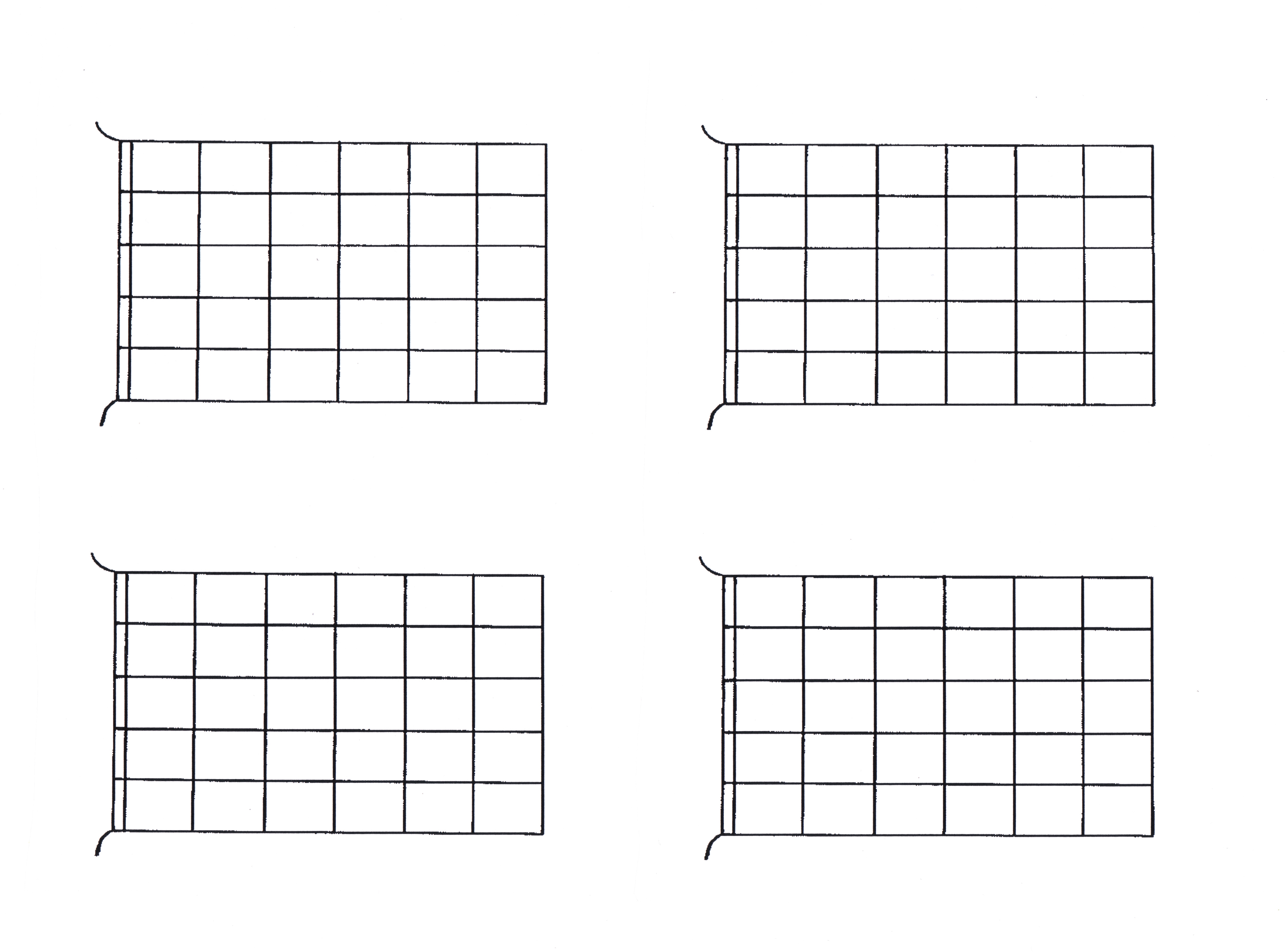 blank fretboard chart